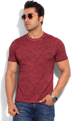 Red round neck tshirt